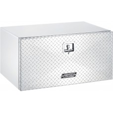 Tool Box Aluminum, 18"H X 18"D X 24"W Diamond Drop Door W/ T-Lock